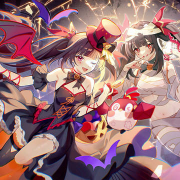 girl, Honkai: Star Rail, fireworks / 花总的万圣小剧场~✿