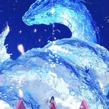 pixivSnow2024, scenery, background / 明けましておめでとうございます🎍🐍⛩✨