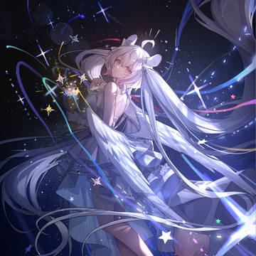 girl, illustration, young girl / The Star