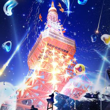 tokyo, scenery, original / 東京タワーコラボ3/8-3/9