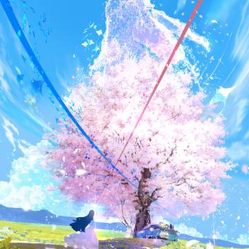scenery, sky, background / 青春