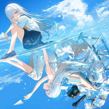 original, girl, sailor uniform / Dream Blue