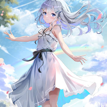 girl, original, young girl / summer