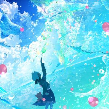 original, scenery, girl / 泡い思い出  『メロンソーダのように弾ける』