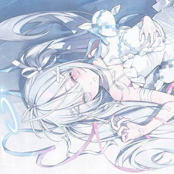 illustration, virtual YouTuber, work illustration / ×××をみて