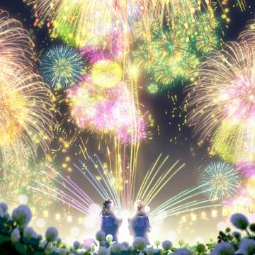 scenery, fireworks, summer festival / 「ありがとう!」想い出は心に咲き続ける🎆