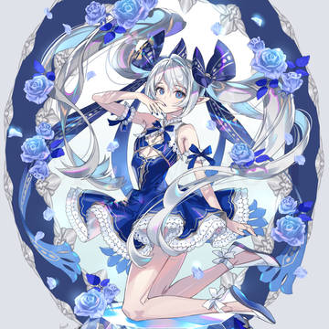 original, girl, twin ponytails / 輝くために