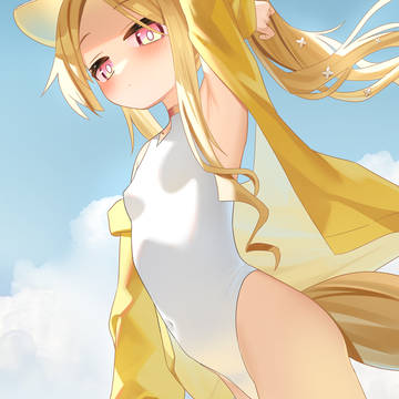 Seia Yurizono, girl, Blue Archive / 圣娅 泳装