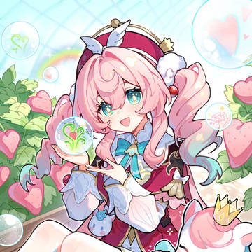 Honkai: Star Rail, Honkai: Star Rail, girl / 啊~~吃一口粉色爱心超大草莓吧!