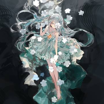 original, white hair, MV / 心ノオト