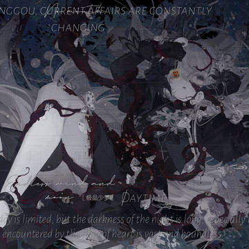 requested illustration, original character, moth / 无题