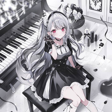 virtual YouTuber, illustration, virtual YouTuber / 🎹⋆✦
