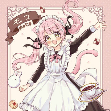 animal ears, yuri, cat ears / メイド 猫メル!