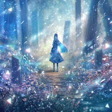 original, girl, scenery / 光曜の導