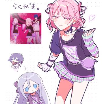 Akiyama Mizuki, Yoisaki Kanade, KAITO / らくがき