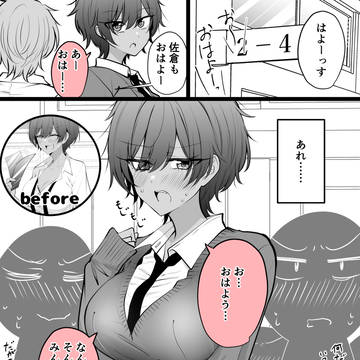 female face, tomboy, clothed breasts / èªåã ãã¯å€§äžå€«ãšæã£ãŠãç¡èªèŠè€è²ãã«ãã€ããŒã€ãã·ã¥ã¡ããâš