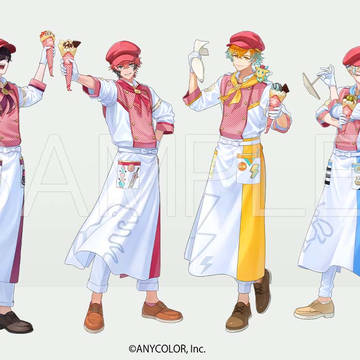 Nijisanji, Oriens, work illustration / 「Oriens」×「マリオンクレープ」