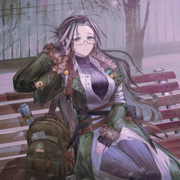 Arknights, illustration, fanart / Снегурочка (Snegurochka)