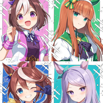 Special Week (Uma Musume), Silence Suzuka (Uma Musume), Tokai Teio (Uma Musume) / スピカ