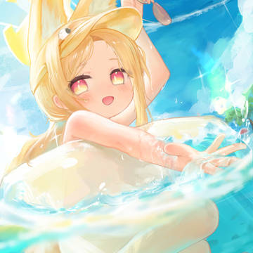 girl, BlueArchive, Yurizono Seia (swimsuit) / 泳装圣娅