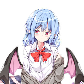 Touhou, Touhou Project, remilia scarlet / 制服レミリアお嬢様