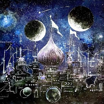 original, fantasy, universe / 星降る夜