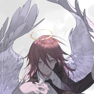 illustration, beautiful youth, creation / 天使惡魔