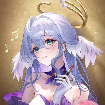 Honkai: Star Rail, Honkai: Star Rail, silver hair blue eyes / Robin