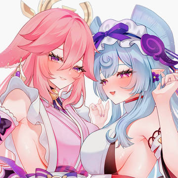 Guuji Yae, GenshinImpact, Genshin Impact / 衣装交換🎀