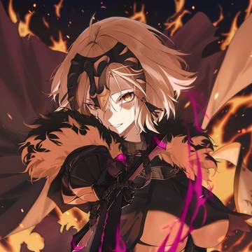 Fate/Grand Order, Jeanne Alter, cloak / オルタ