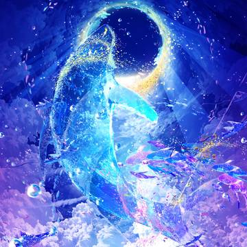 original, scenery, illustration / 月光花ー梅雨から夏へー