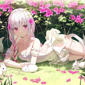 original, girl, rabbit / Cage of Rabbit🐇
