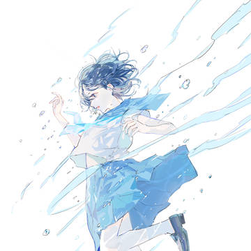 sailor uniform, original, creation / 翔べ、