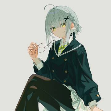 original, crossed legs, girl / ☆
