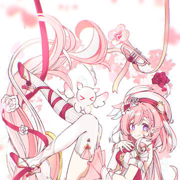 young girl, flower, Elysia (Honkai Impact 3rd) / 花