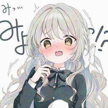 Blue Archive, sweat, embarrassed face / ミヨ