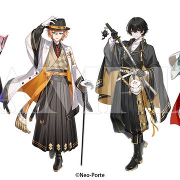 Neo-Porte, work illustration, Virtual YouTuber 500+ bookmarks / 【ネオポルテ】2025夢幻浪漫