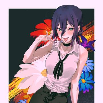 Reze, chainsawman, girl / "BOMB"