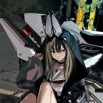 original, girl, hoodie / 二〇穿孔隊