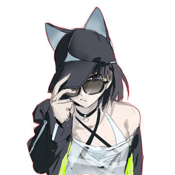 Fate/Grand Order, ryougi shiki, cat ears / 式さんrkgk