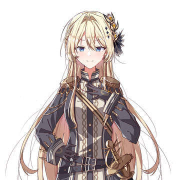 Magical Girl Witch Trials, blonde, female knight / 王塚真唯X莲见蕾雅