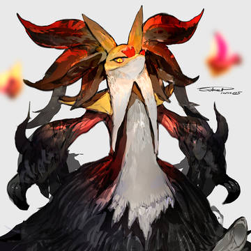 Delphox, Pokémon, pocket monsters / メガマフォクシー