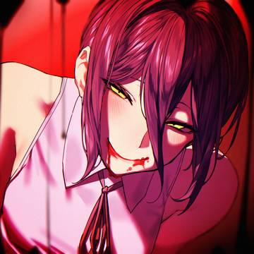 Chainsaw Man, chainsawman, girl / 死ぬほどカワイイ上目遣い