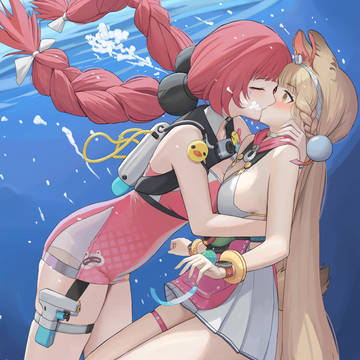 Zenless Zone Zero, Ukinami Yuzuha, underwater / 浮波柚葉, アリス