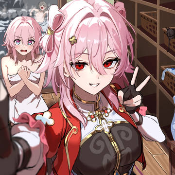 March 7th, Evernight, Honkai: Star Rail / これ一度着てみたかったんだ♭